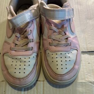 Kids Pink and White Sneakers
